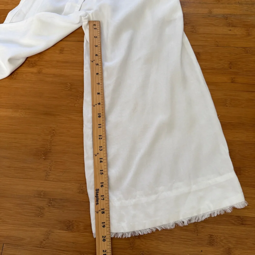 Anthropologie Cloth & Stone Women’s white Strapless‎ Jumpsuit Size S